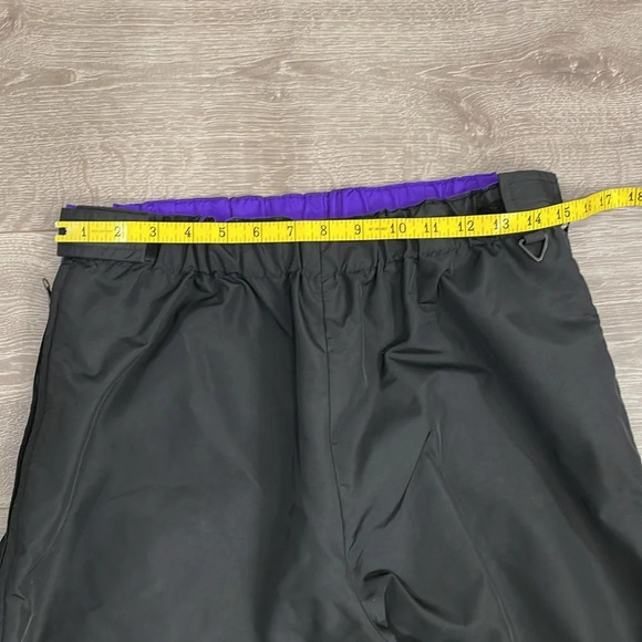 Vintage Columbia Sportswear Company Snow Ski Pants Full Side Zip Black L - Picture 7 of 16